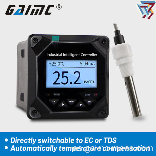 Medidor de conductividad EC de agua pura 0.02-20uS / cm con sensor